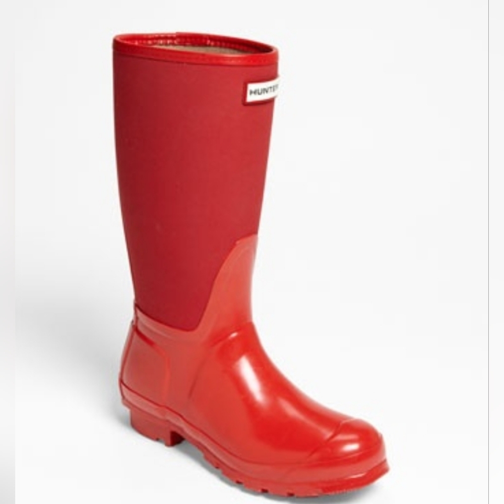Hunter Bright Red Arlen Boots